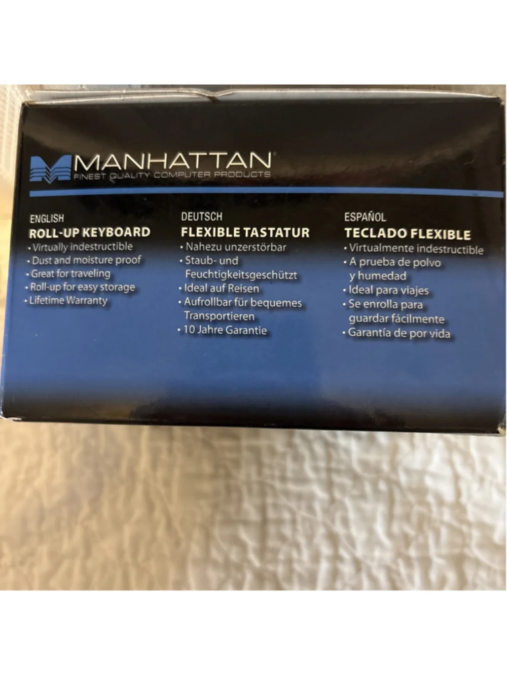 Manhattan Roll-up Keyboard USB & PS/2 Combo